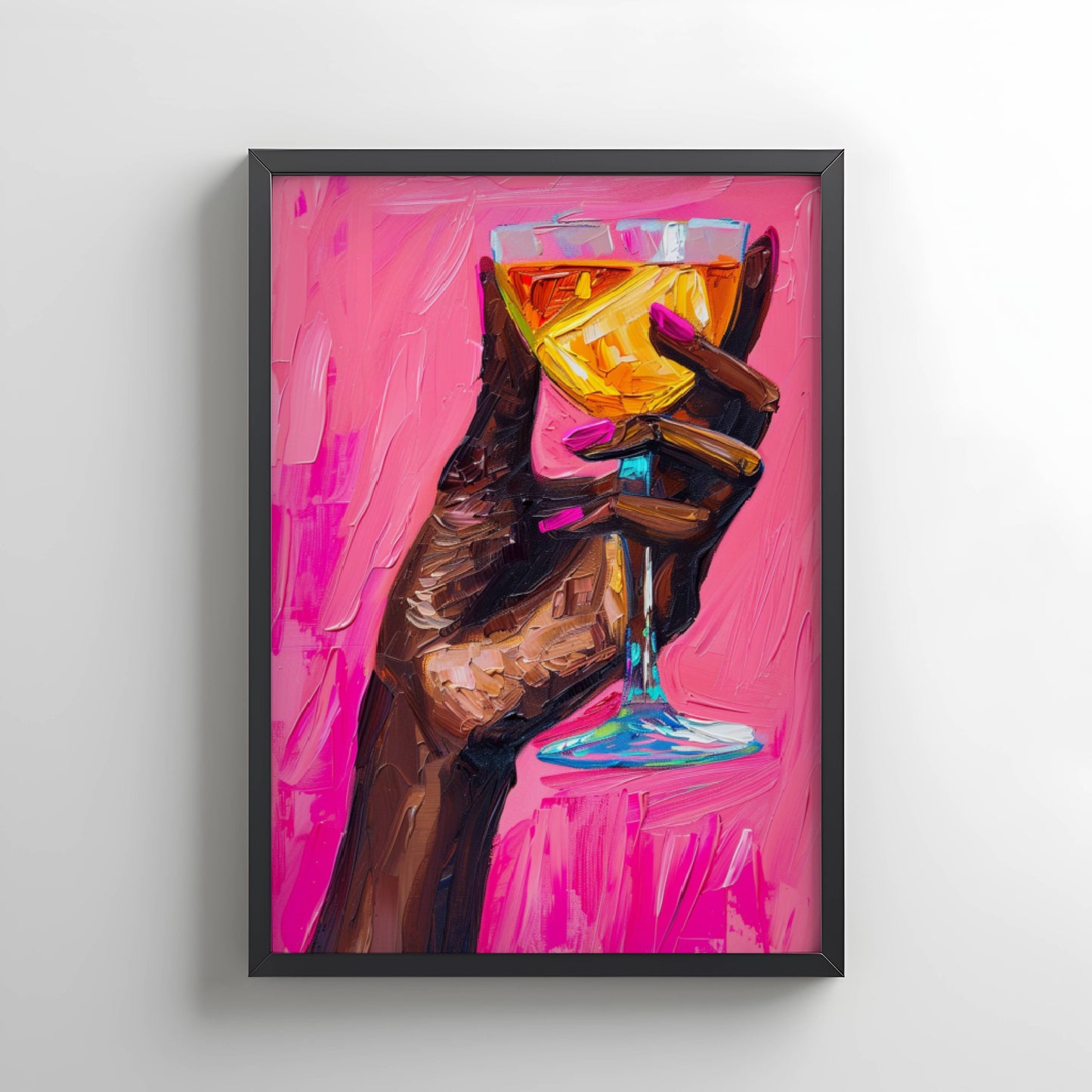 Hand Holding Glass I